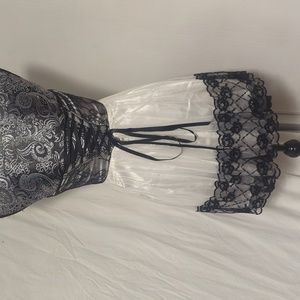 Jessica McClintock corset lace dress